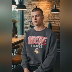 ohio state buckeyes Men's Size 3XL Crew Neck Sweatshirt Team Gear